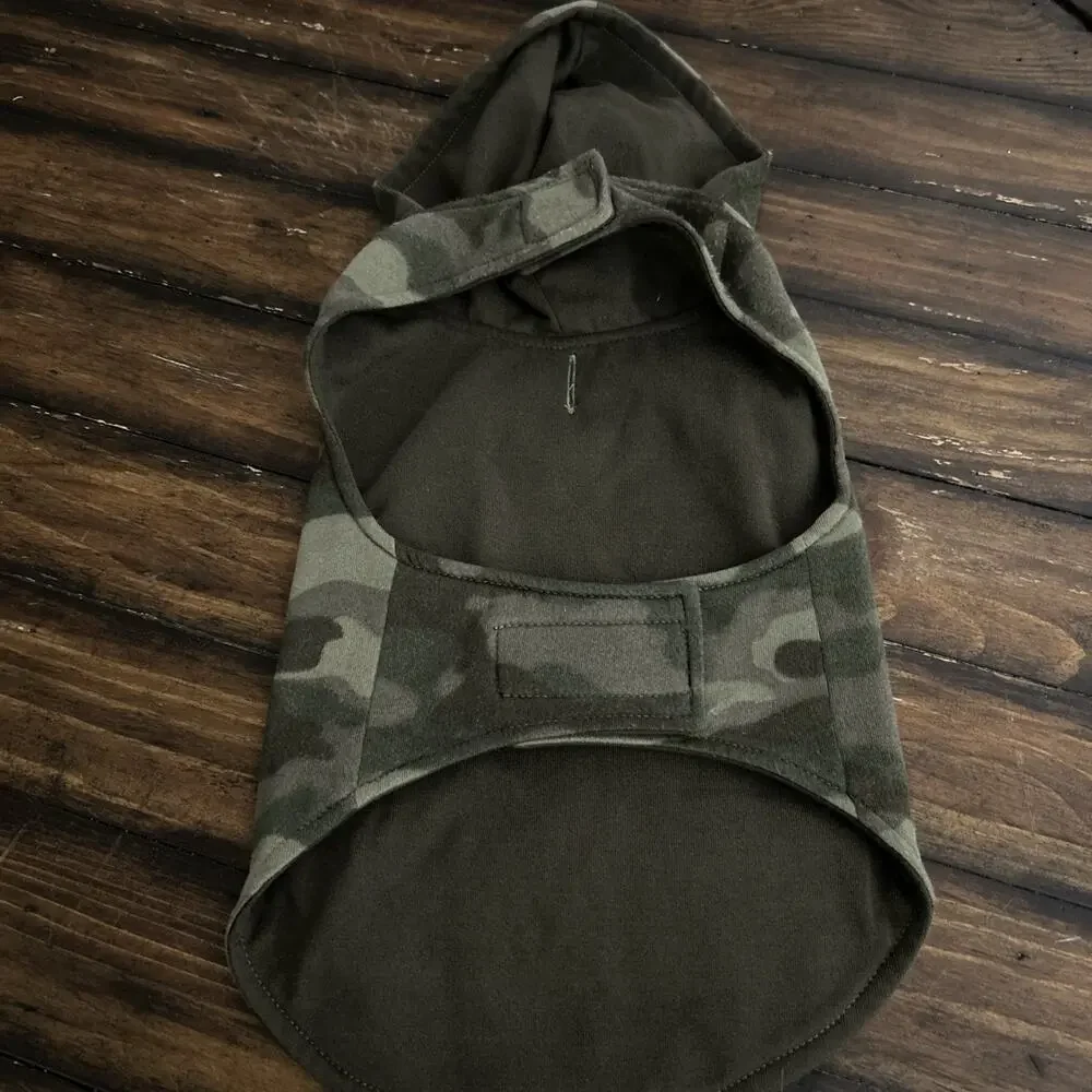 SONOMA Dog Hoodie Sweater Camouflage Size M Reversible